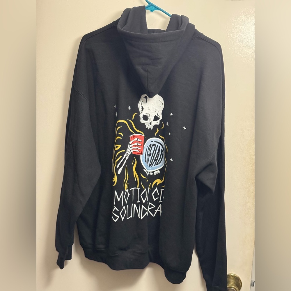 Gildan Black Graphic Hoodie Motion City Soundtrack - Picture 4 of 5